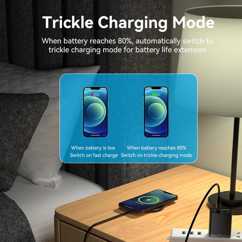 Vention Wireless Charger 15W Black Mirrored Surface Type - Image 8
