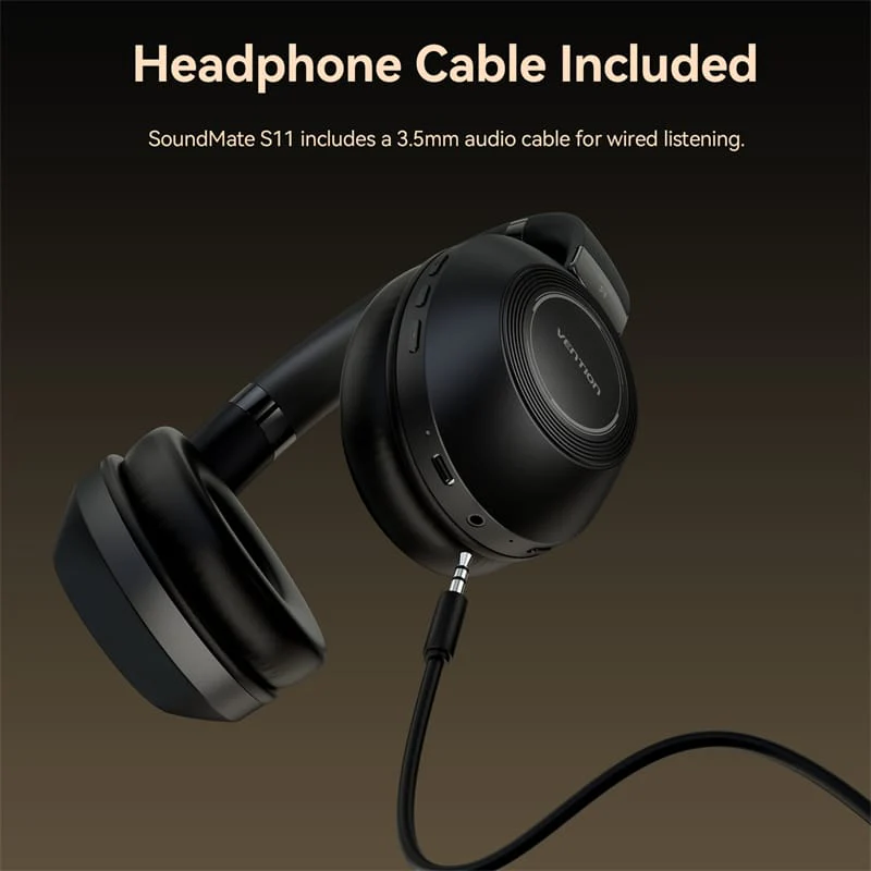 Vention Wireless On-Ear Headphones SoundMate - Image 9